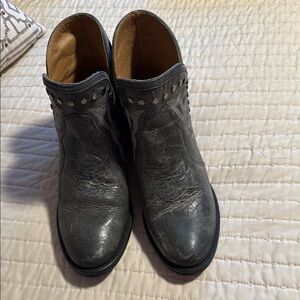 Studded Black Ankle Boots